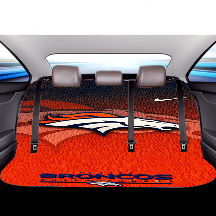 Denver Broncos Nfl 9 Car Back Rear Seat Covers