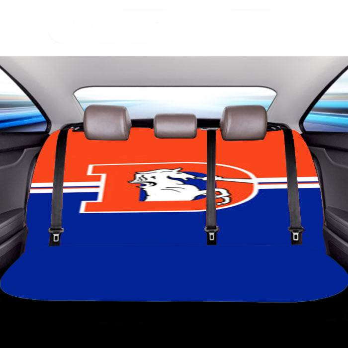Denver Broncos Symbol Car Back Rear Seat Covers