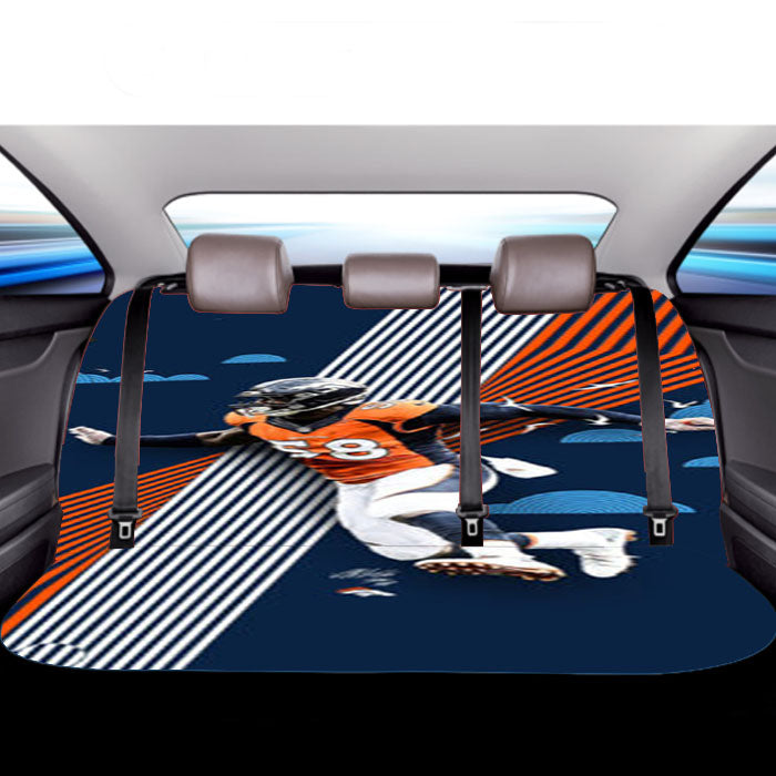 Denver Broncos Von Miller Car Back Rear Seat Covers