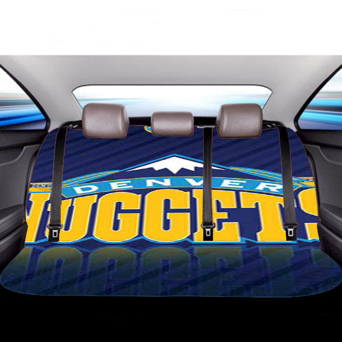 Denver Nuggets Basketball Team Car Back Rear Seat Covers