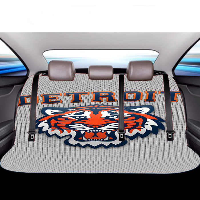 Detroid Tigers Texture Style Car Back Rear Seat Covers