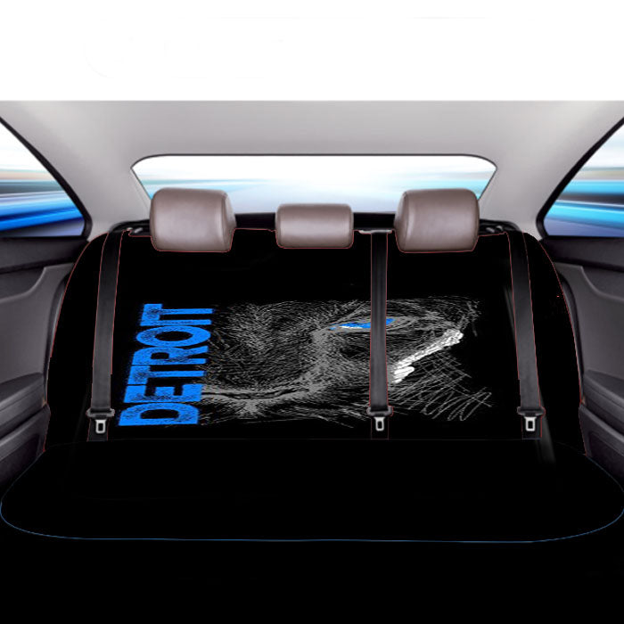 Detroit Lion Llc Motor City Vintage Cars Car Back Rear Seat Covers