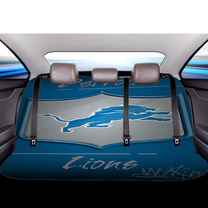 Detroit Lions, Blue, Golden Tate, Matthew Stafford, Car Back Rear Seat Covers