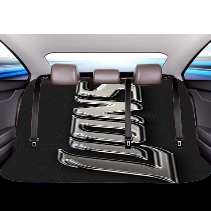 Detroit Lions Chrome Car Back Rear Seat Covers