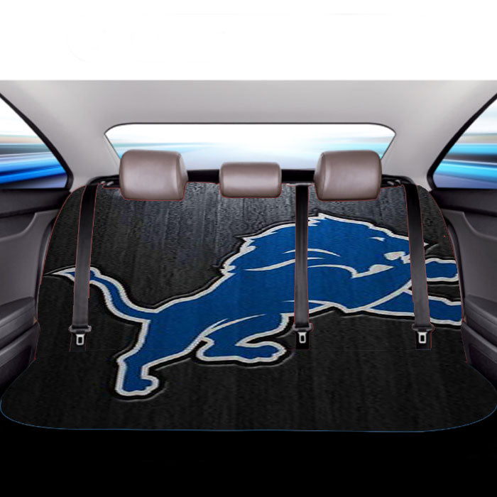 Detroit Lions Logo Car Back Rear Seat Covers