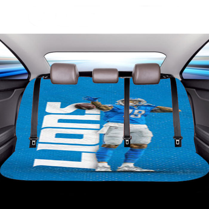 Detroit Lions Nfl Car Back Rear Seat Covers