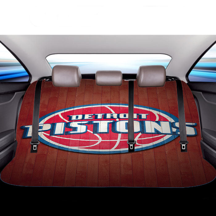 Detroit Pistons Car Back Rear Seat Covers