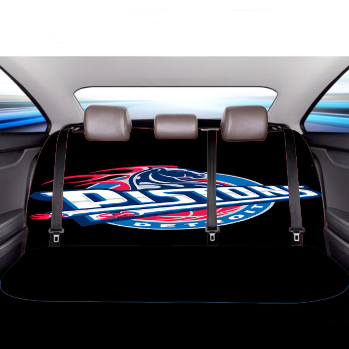 Detroit Pistons Emblem Car Back Rear Seat Covers