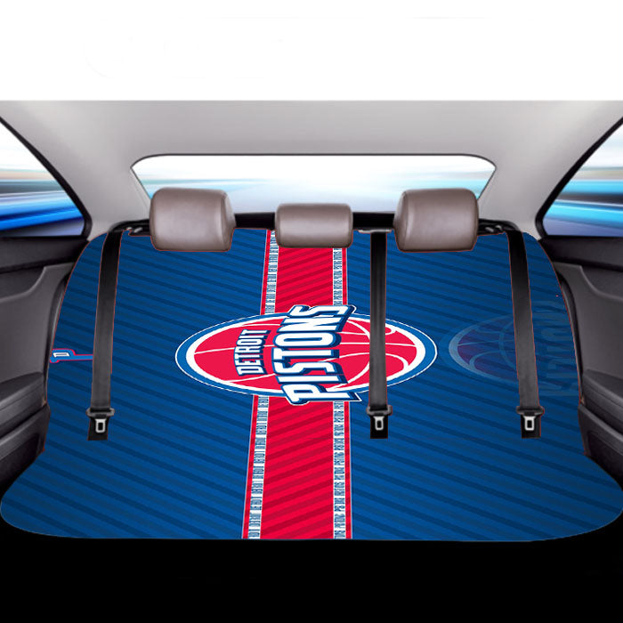 Detroit Pistons Wallpapers Car Back Rear Seat Covers