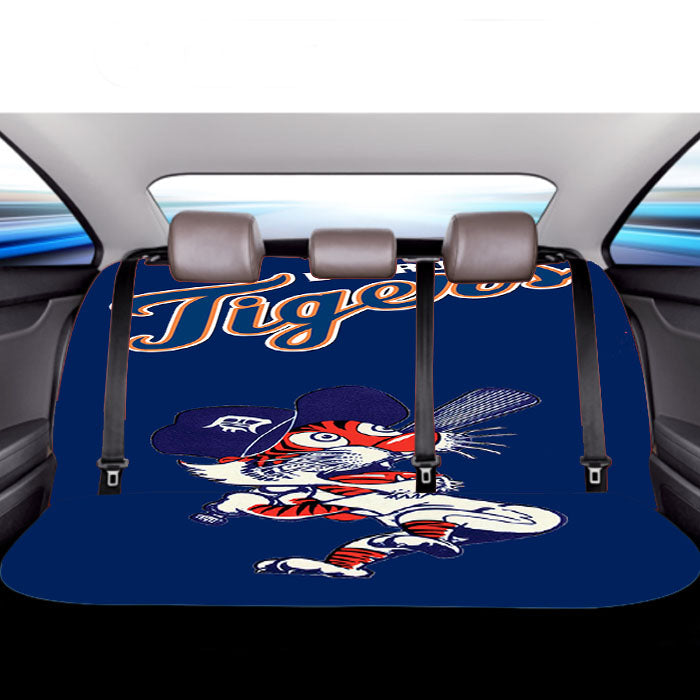 Detroit Tigers Font Tm Car Back Rear Seat Covers