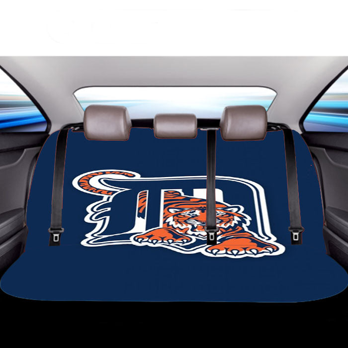 Detroit Tigers Logo Car Back Rear Seat Covers