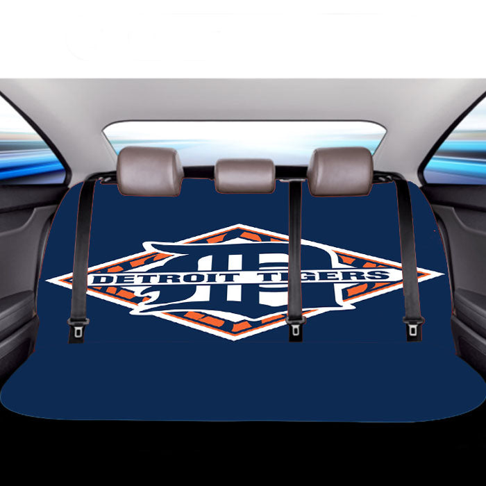Detroit Tigers Wallpaper Car Back Rear Seat Covers