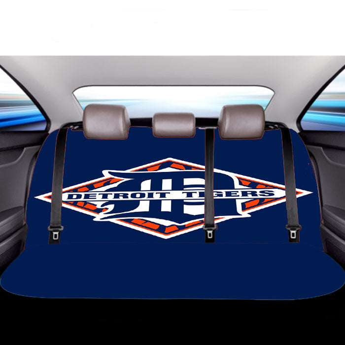 Detroit Tigers Wallpaper 2 Car Back Rear Seat Covers