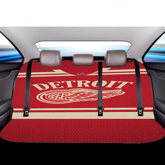 Detroit Usa Hockey Car Back Rear Seat Covers