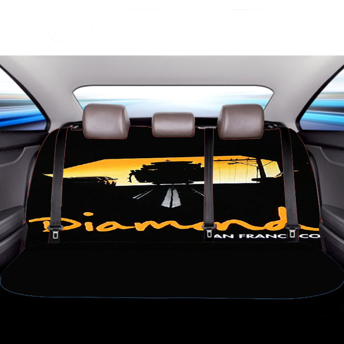 Diamond San Fransisco Car Back Rear Seat Covers