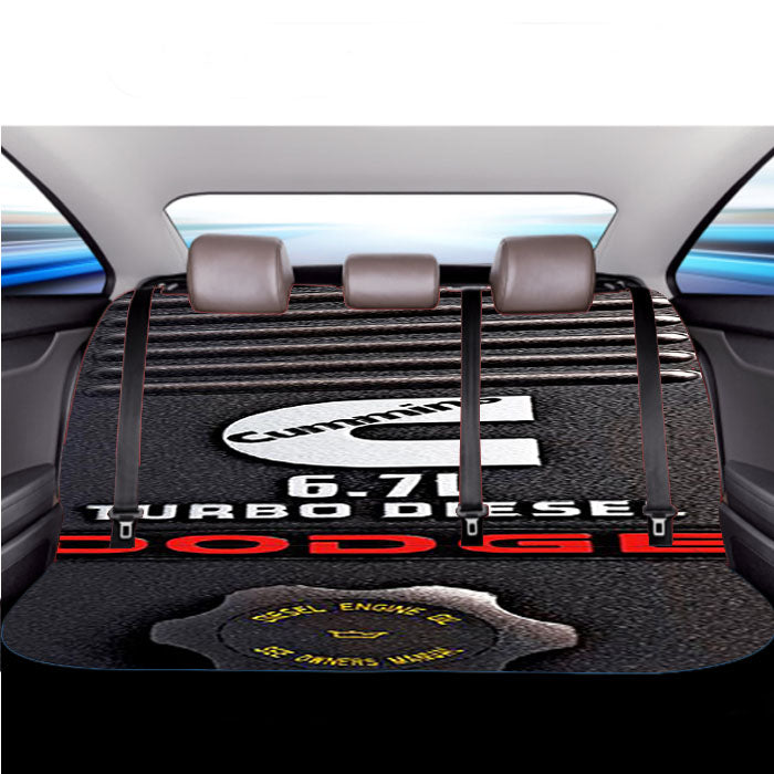 Dodge Cummins Turbo Diesel Car Back Rear Seat Covers