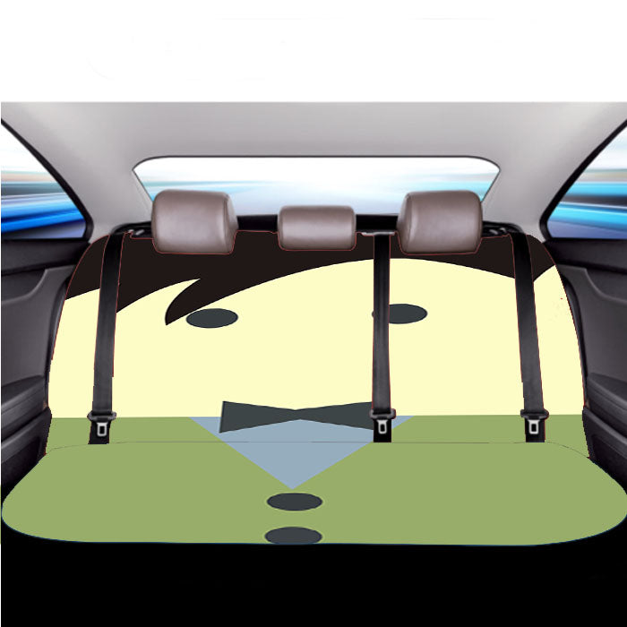 Dr Who Face Car Back Rear Seat Covers