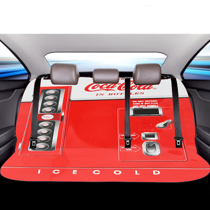 Drink Coca Cola In Bottles Vending Machine Car Back Rear Seat Covers