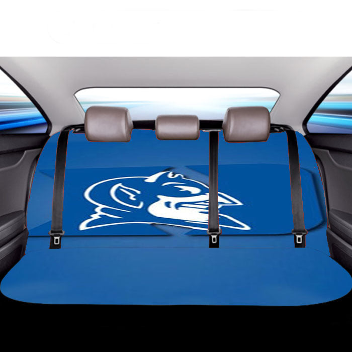 Duke Blue Devils Logo Blue Car Back Rear Seat Covers