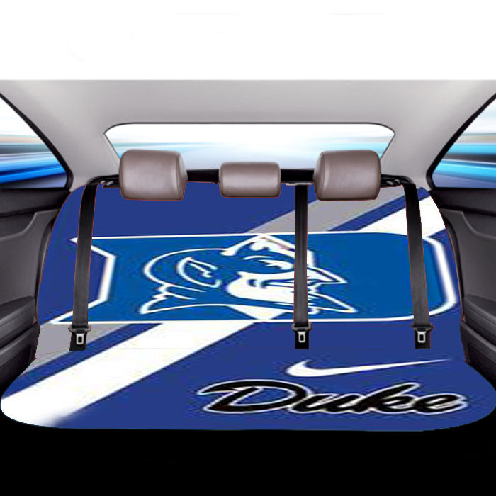 Duke Blue Devils Splatter Car Back Rear Seat Covers