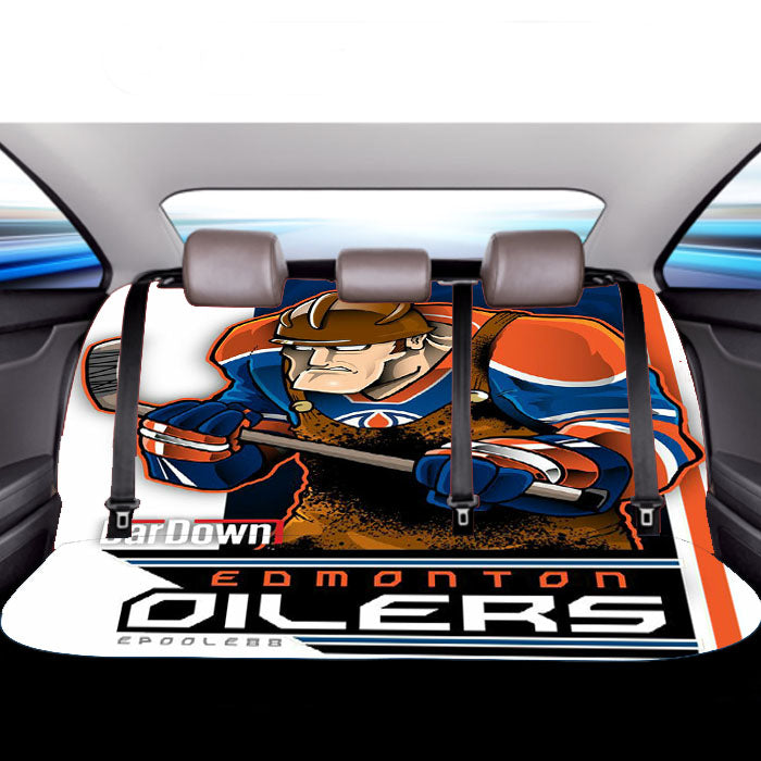 Edmonton Dilers Nhl Hockey Car Back Rear Seat Covers