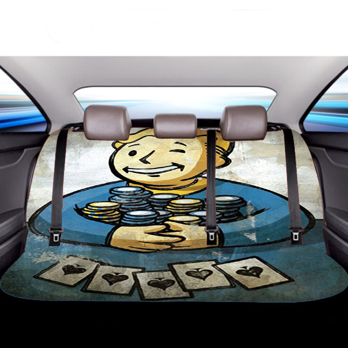 Fallout New Vegas Vault Boy Wallpapers Car Back Rear Seat Covers