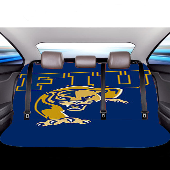 Fiu Baseball Logo Blue Car Back Rear Seat Covers
