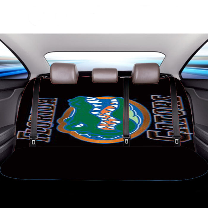 Florida Gators Black Fade Logo Car Back Rear Seat Covers