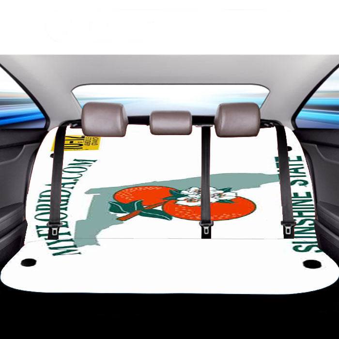 Florida Plate Car Back Rear Seat Covers