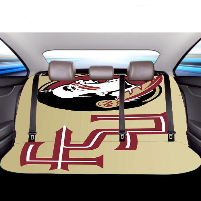 Florida State Fsu Football 4 Car Back Rear Seat Covers