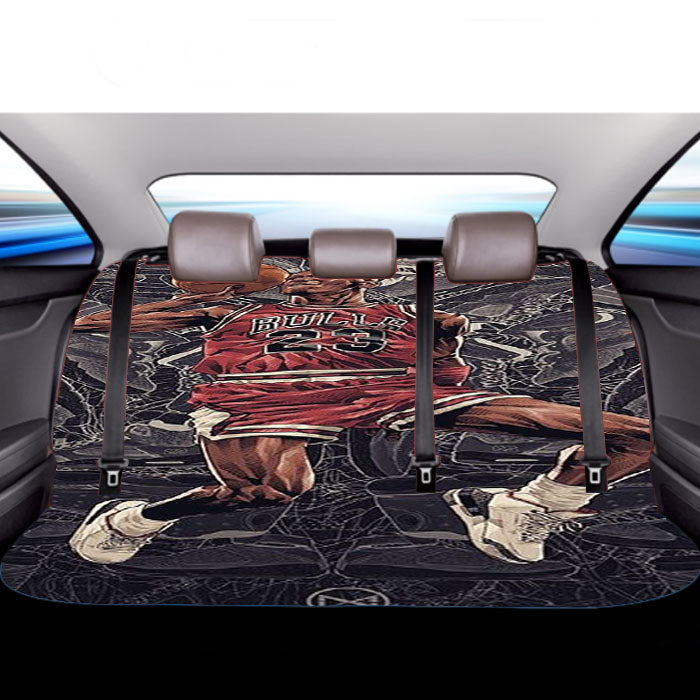 Fly The Legend Jordan Chicago Bulls Car Back Rear Seat Covers
