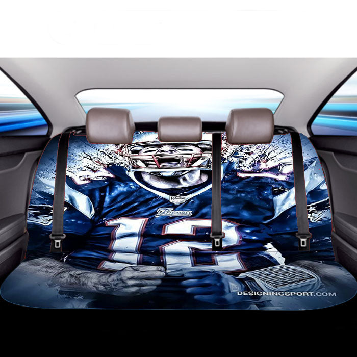 Football Nfl 12 Car Back Rear Seat Covers