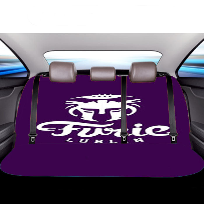Furie Lublin Logo Purple Car Back Rear Seat Covers