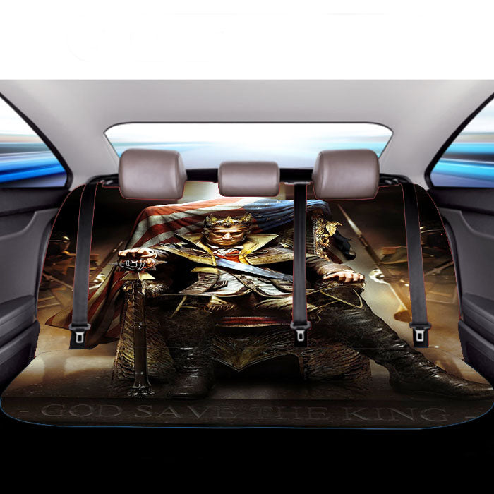 George Washington With Eagle Car Back Rear Seat Covers
