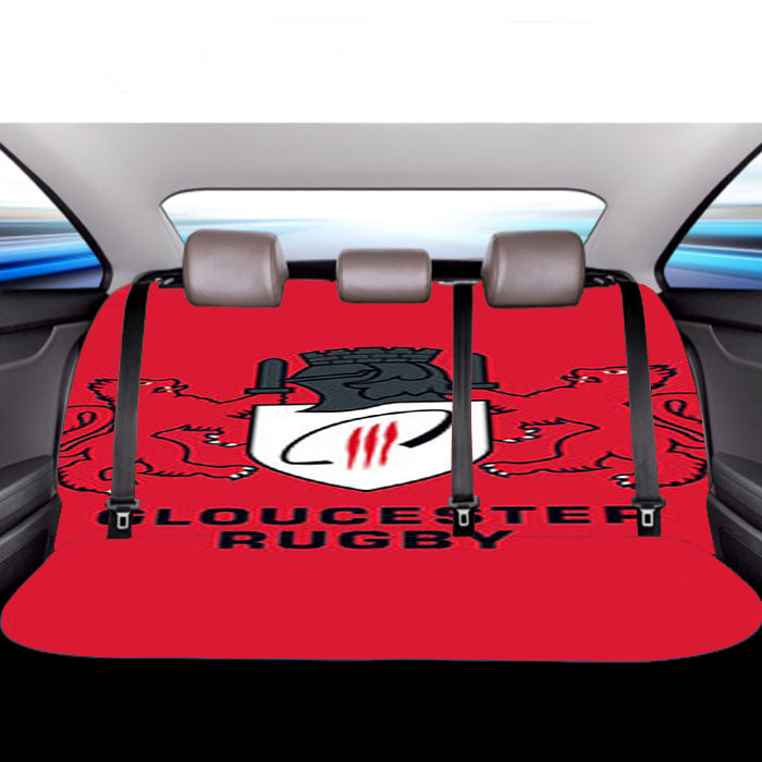 Gloucester Rugby Logo Red Car Back Rear Seat Covers