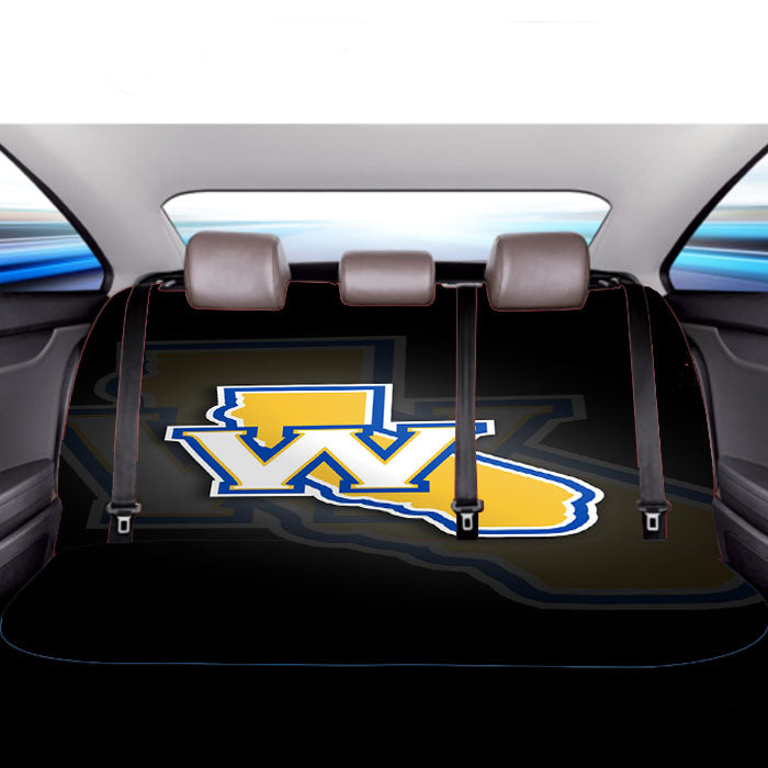 Golden State Warriors Black Car Back Rear Seat Covers