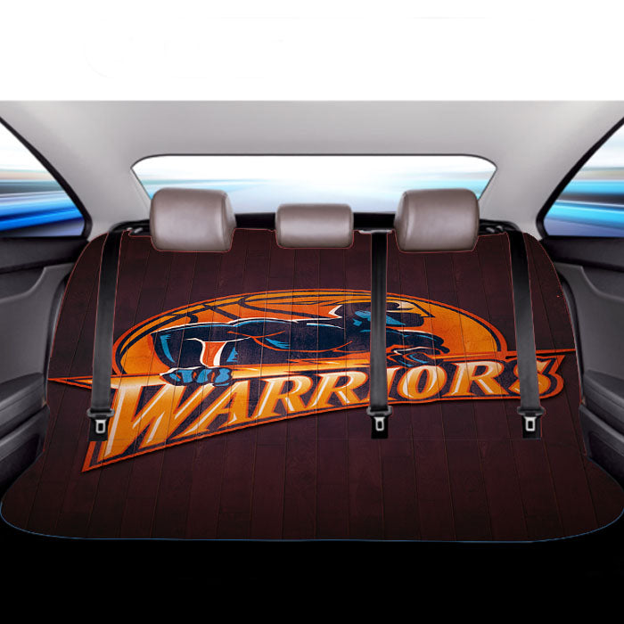Golden State Warriors Hardwood Car Back Rear Seat Covers