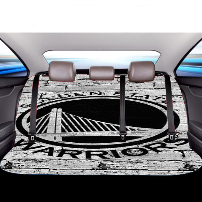 Golden State Warriors Logo Car Back Rear Seat Covers