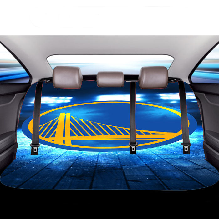 Golden State Warriors Logo Nba Sports Art Illustration Car Back Rear Seat Covers