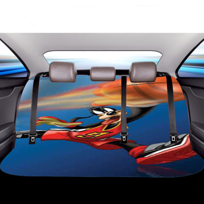 Goofy Basketball Car Back Rear Seat Covers