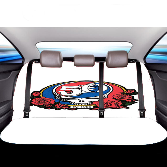 Grateful Dead Chicago Cubs Car Back Rear Seat Covers