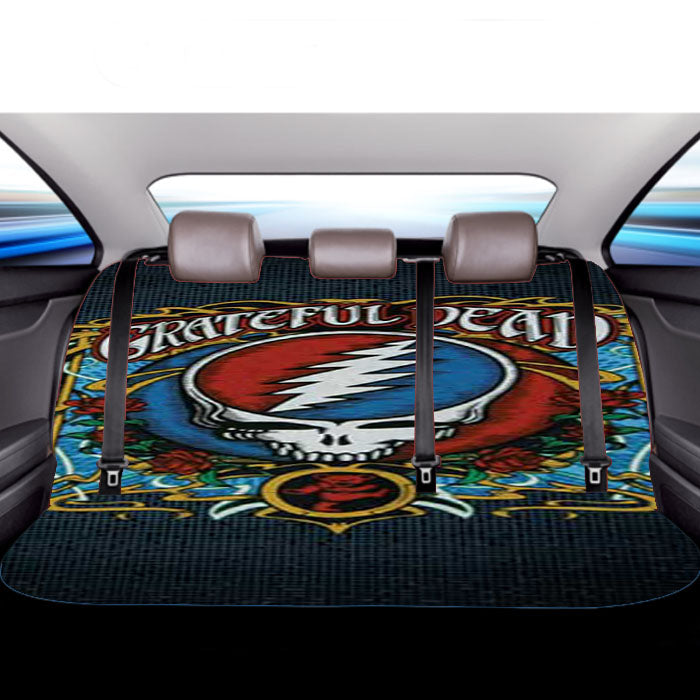 Grateful Dead Shirt Design Car Back Rear Seat Covers