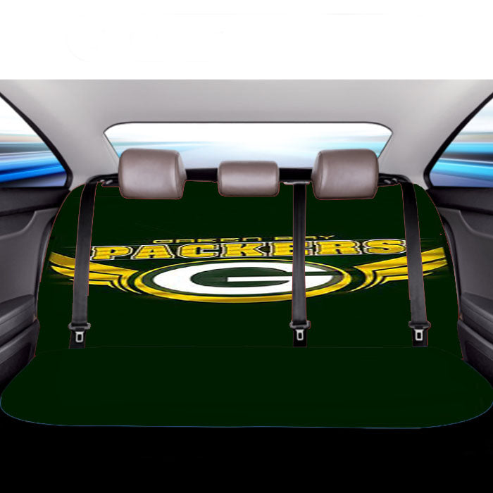 Green Bay Pakcers Logo Car Back Rear Seat Covers