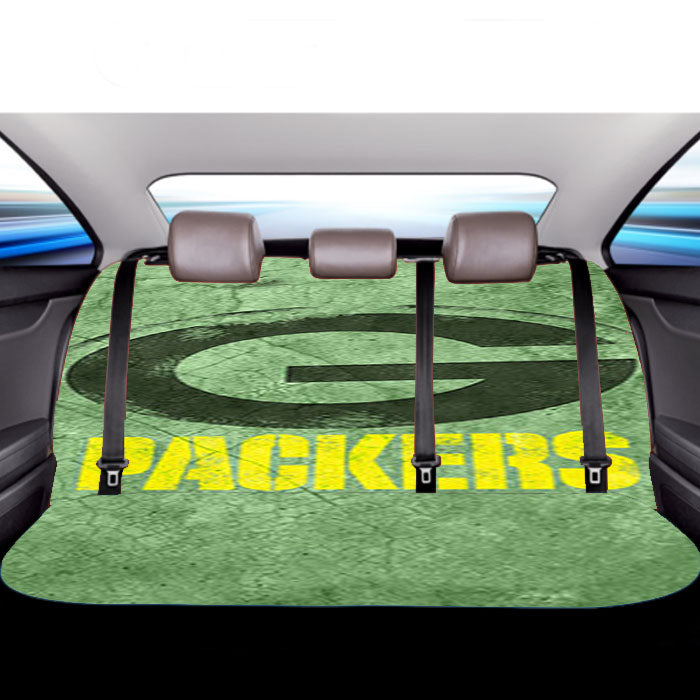 Green Packers Green Wall Car Back Rear Seat Covers
