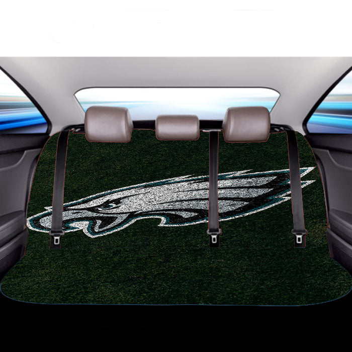 Green Philadelphia Eagles Logo Car Back Rear Seat Covers
