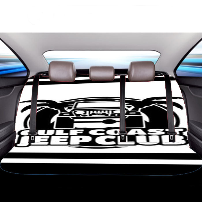 Gulf Coast Jeep Club Car Back Rear Seat Covers