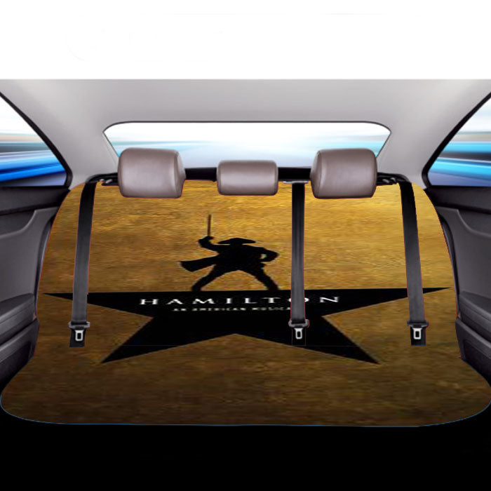 Hamilton Musical George Washington Car Back Rear Seat Covers