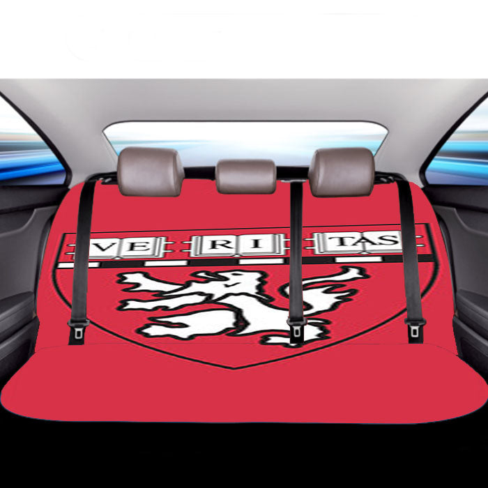 Harvard Med Logo Red Car Back Rear Seat Covers