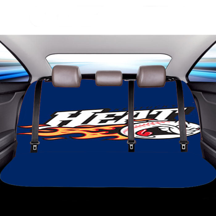 Heat Kentucky Baseball Logo Blue Car Back Rear Seat Covers