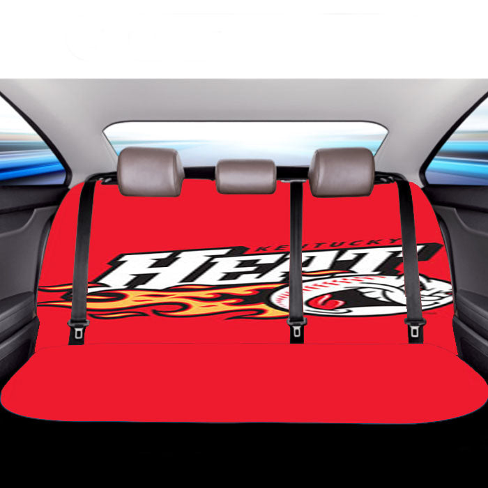 Heat Kentucky Baseball Logo Red Car Back Rear Seat Covers